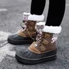 HBP Baba Olmayan Sıcak Satış Anti-Slip Dış Mekan Çocuk Kar ayakkabıları artı kadife su geçirmez sıcak pamuk ayakkabıları çocuklar kış kar botları