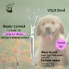 Ciseaux Crane Pet Super Curbe Ciseaux pour chien GROMMING 7,5 / 8,0 pouces JP VG10 Steel High-Shitality Tradming Cishat pour animaux de compagnie