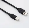 USB 20 A штекер B штекер Кабель для печати 15 м B Чистая медь Черный квадратный кабель для передачи данных принтера8194249