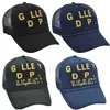 لعبة البيسبول معرض الكرة قبعات Dept GP Graffiti Cap Gorra for Mens Luxe Bucket Hat Outdoor Truck Driver Sunshade Hat Letters Printing 38rl#