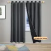Curtains Thick Cotton Curtains Customized Thermal Insulation Coldproof Soundproof and Windproof Curtains Household Thickened Curtains