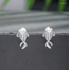 Stud Earrings Minimalist Design Ethnic Style Year Festive Small And Exquisite Fish Symbolizing Men's Jewelry