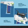 총기 장난감 2 in 1 자동 촬영 스플래시 볼 전기 크리스마스 장난 장난감 건 워터 볼 권총 야외 스포츠 젤 어린이 성인 YQ240314