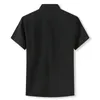 Mannen Casual Shirts Maat Plus 7XL 8XL 10XL Zomer Tang Pak Korte Mouw Chinese Traditionele 4 Kleuren losse Mannelijke