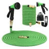 Reels 50FT~100FT Garden Hose Inflatable Watering Hose Highpressure Car Wash Hose Inflatable Garden Magic Hose with 8 Function Spray