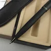 Stylos à plume Stylos à plume 1 PC de luxe Mini stylo à bille en métal à base d'eau portable 0.7mm recharges stylo signature stylo publicitaire fournitures scolaires de bureau Q240314