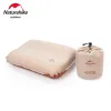 التروس NatureHike Pladable Sponge Sponge Iatable Pillow 3D Tofu Camping Pillow Ultralight Sleeping Travel Pillow Pillow Pillow Air Pillow