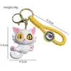 Porte-clés dessin animé japonais, pendentif chat, cloche bourgeon, interdiction domestique, poupée, machine, cadeau, 2024