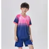 Kids Football Jersey Custom Boys Soccer Set Quick Dry Uniform Breathable Children Shirt 240313