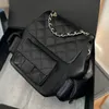 대용량 소프트 가죽 캐비어 다이아몬드 패턴 배낭 고품질 패션 럭셔리 가방 여성용 배낭 지갑 레이디스 어깨 가방