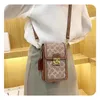 BROTRO TRENDY PRINT CROSSBODY CONTROWATION COLTHED BAG MINI الهاتف المحمول العمودي مربع صغير 240308