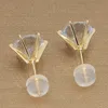 고급 다이아몬드 귀걸이 통과 테스트 Moissanite Studs 10K Gold 3mm-8mm 남성 및 여성 선물을위한 Moissanite Earrings