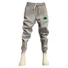 Herenbroeken Winter Heren Trekkoord Elastische taille Dikke pluche enkelband Losse effen kleur Swearpants Lange broek Streetwear