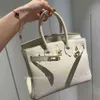 2024 Classic Bag Totes Ladies Golden Bags Tote Cow rkinbir Handbag Hand Top Quality Leather Brown Shoulder Women Brand Lock 2lomKIOK 7KUD