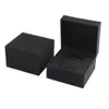 New PU leather watch packaging box display rack black bracelet jewelry storage organizer womens gift wholesale 240314