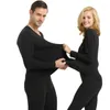 Men's Thermal Underwear Woman Sets Female Warm Sleepwear Women Long Johns Winter Slim Body Shape