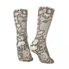 Chaussettes pour hommes drôle les tombes d'hiver vintage harajuku dnd jeu hip hop équipage décontracté motif de cadeau de chaussette folle imprimée