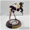 Figuras de brinquedo de ação Figuras de brinquedo de ação 23cm Kimetsu No Yaiba Figura Demon Slayer Kamado Nezuko Y Girl Mitsuri/Shinobu Estatueta Modelo Dh2Pj