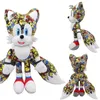 Producenci hurtowe 4 style 30 cm jeża Sonic Plush Toys Cartoon Film and Television Games peryferyjne lalki na prezenty dla dzieci