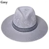 Berets Men Women Fashion Breathable Bucket Hats Older Man Summer Sunscreen Hat Beach Style Outdoor Fisherman Caps