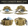 Väskor Taktisk midjeväska Militär fläktpåse Sport utomhus Largecapacity Waterproof Riding Travel Running Multifunction Chest Bag