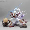 Action Toy Figures 28cm Anime One Piece Nika Luffy Figure Gk Gear Fifth The Island Of Ghosts Statue Pvc Action Figurine Collection Model Toy Gift ldd240314