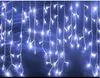 4m 120 lampor Holiday Festival Curtain LED String Strip Icicles Ice Bar Lamp Garlands för Party Fairy Christmas4788414