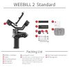 안정제 Zhiyun Weebill 2 Weebill S gimbal stabilizer for camera dslr 카메라 3axis 핸드 헬드 소니 용 캐논 화면.