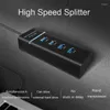 Hub USB 5Gbps High Speed ​​3 0 Multipelport för PC-datortillbehör Dockningsstation Adapter 4 Ports Hab Splitter 3.0