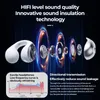 Conduction osseuse Bluetooth 5.3 Écouteurs Boucle d'oreille Casque sans fil Casque étanche TWS Écouteurs de sport Crochet d'oreille avec micro 240314