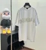 メンズプラスティーポロスラウンドネック刺繍と印刷されたポーラースタイルの夏の夏の摩耗ピュアコットンTシャツR233N