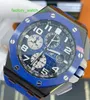 AP Watch Montre Tourbillon Montre Royal Oak Offshore Series 26405CE Bleu Céramique Trois Yeux Timing Boucle Ardillon Mode Homme Loisirs Affaires Sports Machinerie Montre