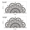 Autocollants tête de lit autocollant Mandala Art vinyle Stickers muraux maison chambre décalcomanie fond décoration pour la maison déco salon chambre décor