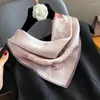 Halsdukar mode äkta siden halsduk kvinnor sjalar omslag för damer foulard hals hår pashmina kvinnlig sjal hijab bandana