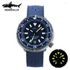 Wristwatches Heimdallr Sharkey Titanium Diver Watches Luminous Dial Sapphire Crystal 200M Water Resistance NH35 Automatic Movement Men Watch