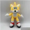 Stuffed Plush Animals 20Cm Super The Hedgehog P Soft Toys Shadow Amy Rose Knuckles Tails Peluche Dolls Gift For Kids Drop Delivery Gif Otolv