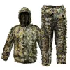 Hunting Jackets Men Women Kids Ghillie Suit Hunter Camouflage Clothes Robe Gilly Jungle Airsoft Leave Clothing Drop Delivery Dhdqp