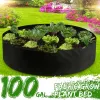 Väskor 100 gallon Round Garden Grow Bag Garden Jardin Jardim Jardinage Raised Plant Bed Garden Flower Planter Elevated Vegetable Box