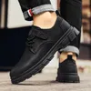 Mens Oxfords Breattable Leather Flats Formell British Style Dress Shoes Fashion Luxury Casual Low Top Sneakers 240312