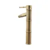 Bathroom Sink Faucets Basin Faucet Anti-corrosion Antique Brass Brown Rust-free Deck Mounted And Cold Water