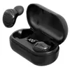 T8 Bluetooth Kulaklık Kablosuz Kulaklıklar Mikrofon Hifi Stereo Kulakbuds ile Ipone Samsung Xiaomi 2 için LED su geçirmez spor kulaklığı
