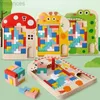 3D-Puzzles, Holzpuzzle, Montessori-Spielzeug, Tetris, lustiges und veränderbares 3D-Puzzle zum Anfassen für Babys, Puzzles für Kinder, Kleinkinder, Lernspielzeug 240314