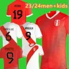 2023 2024 Peru Soccer Jerseys LAPADULA LUIS LBERICO PINEAU CUEVAS CARTAGENA TAPIA VALERA AQUINO national team 23 24 football shirt men kids kit Z 3.14