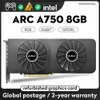 Jieshuo ARC A750 8 GB Karta graficzna GDDR6 GPU 256BIT PCI-E4.0 A750 8G Dostosowane do komputerowych gier