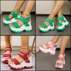 Top kwaliteit Slippers Klompen ster Strand Sandaal Slides Vrouwen Mannen Herfst Mosterdzaad Kastanje Zomer GAI maat 35-43