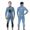 Niet-merk klaar voor verzending groot formaat camouflage wetsuit 3 mm 2-delig surf-snorkel duikpak wetsuit