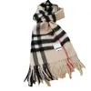 Зимний 100% кашемировый дизайнерский шарф Высококачественные мягкие толстые модные мужские женские шарфы Нейтральные классические большие клетчатые накидки с имитацией 5 цветовvy0d