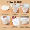 Storage Bottles Houseeker Kitchen Microwave Rice Cooker Multi-purpose Steamer Soup Bento Plastic Easy-to-clean Portable Lunch Box