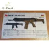 Accessoires Heckler Koch Gun HK 433 Drapeau 3 pieds * 5 pieds (90 * 150 cm) Taille Décorations de Noël pour la maison Drapeau Bannière Intérieur Extérieur Décor M95