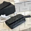 23K Womens Classic Flap Quilted WOC Black Bags Diamond Lattice Top Rhinestone Metal Handle Totes Silver Hardware Crossbody Shoulder Handbags Card Holder Purse 19CM